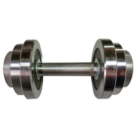 Гантель разборная Атлант-Спорт металлическая 7 кг серебристый