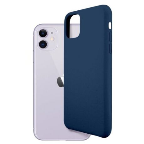 Чехол Bruno Soft Touch для Apple iPhone 11 синий