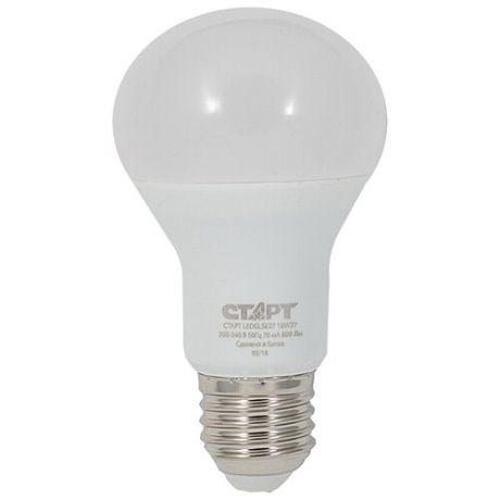 Лампа светодиодная СТАРТ LED GLS, E27, 10Вт