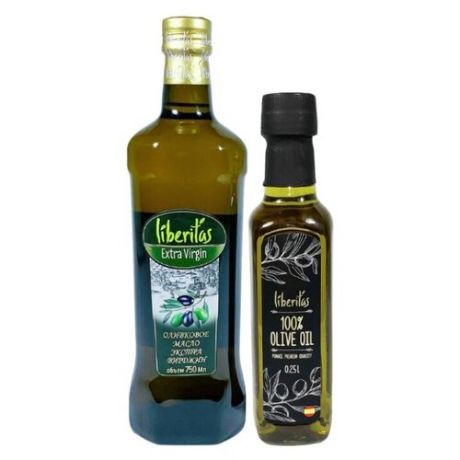 Liberitas Набор оливкового масла Extra virgin 750 мл и Pomace 250 мл