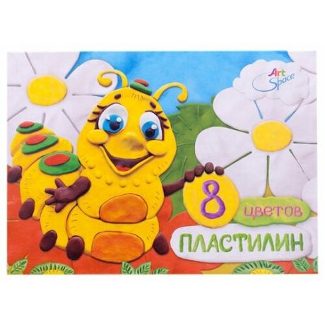 Пластилин ArtSpace 8 цветов (PL08_4221)