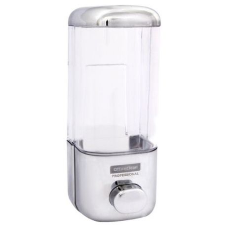 Дозатор для жидкого мыла OfficeClean Professional пластиковый 0,5 л хром