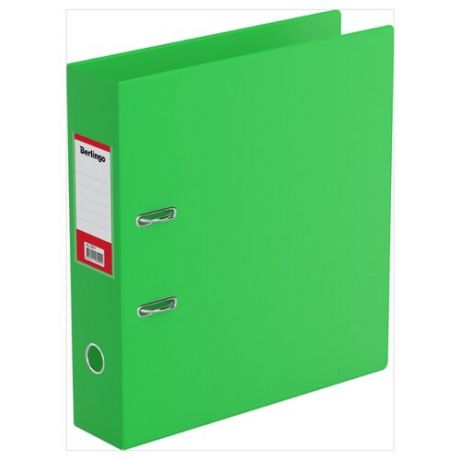 Berlingo Папка-регистратор с карманом на корешке А4, ПВХ, 70 мм светло-зеленый