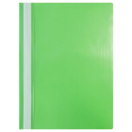 OfficeSpace Папка-скоросшиватель с прозрачным верхом А4, пластик 120 мкм зеленый