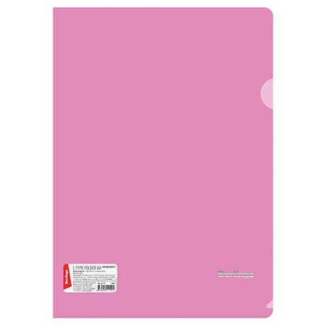 Berlingo Папка-уголок Starlight А4, пластик розовый
