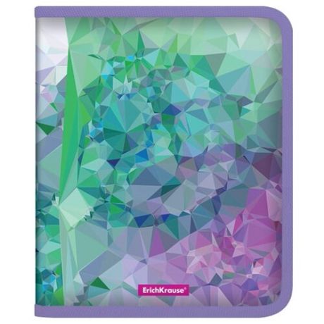 ErichKrause Папка для тетрадей на молнии Violet dynamique A5+ фиолетовый/зеленый