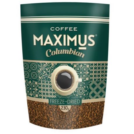 Кофе растворимый Maximus Columbian сублимированный, 230 г
