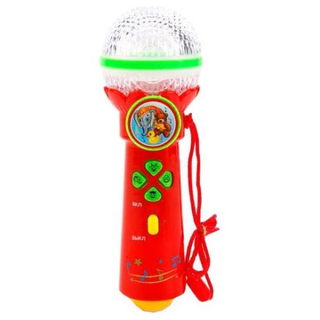 Умка микрофон B1252960-R красный