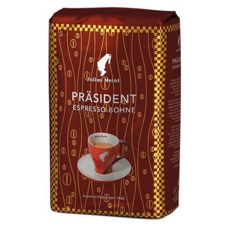 Кофе в зернах Julius Meinl Prasident Espresso Bohne, арабика/робуста, 500 г