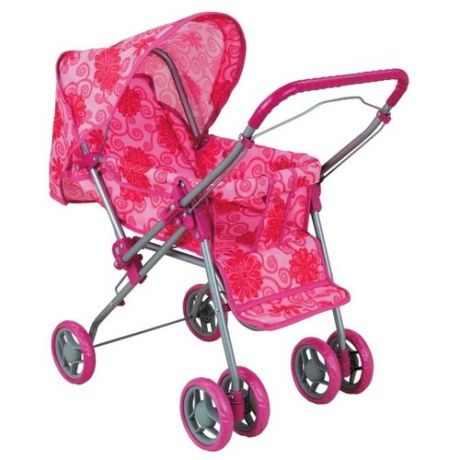 Прогулочная коляска Buggy Boom Mixy (8027) розовый/цветы