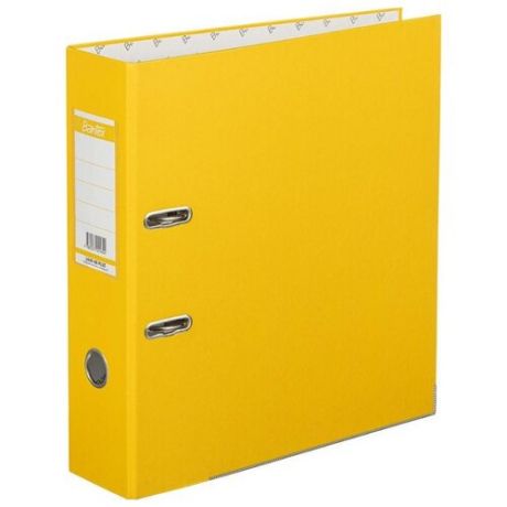 Bantex Папка-регистратор Economy Plus А4, бумвинил, 80 мм желтый