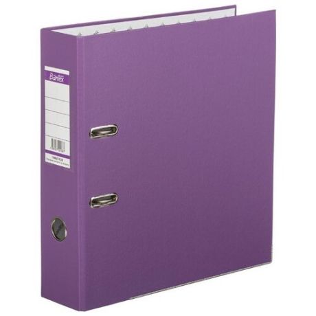 Bantex Папка-регистратор Economy Plus А4, бумвинил, 80 мм фиолетовый