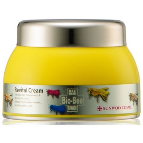Talent Sunwoo Cosme Bio-Bee Revital Восстанавливающий крем с пчелиный ядом для лица, 50 мл