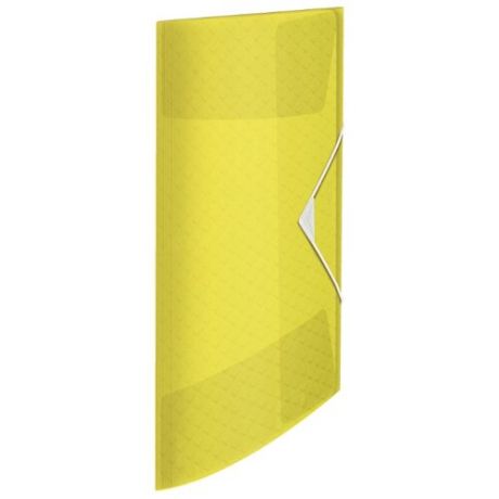Esselte Папка с 3-мя клапанами на резинке Colour'Ice A4, пластик желтый