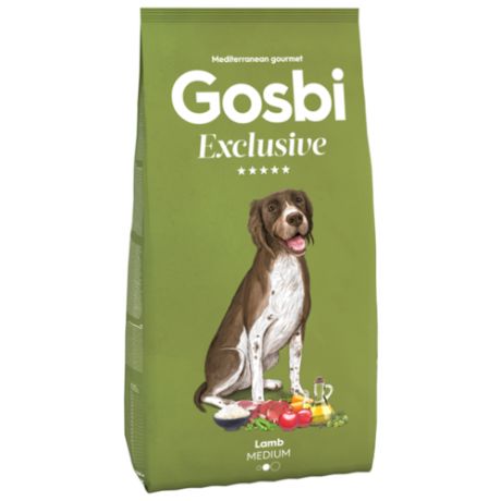Сухой корм для собак Gosbi ягненок 3 кг (для средних пород)
