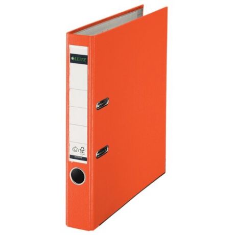 Leitz Папка-регистратор 180° А4, пластик, 52 мм оранжевый