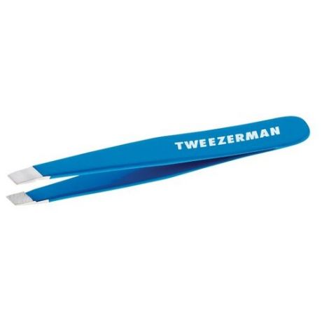 Пинцет Tweezerman Mini Slant Tweezer для бровей bahama blue