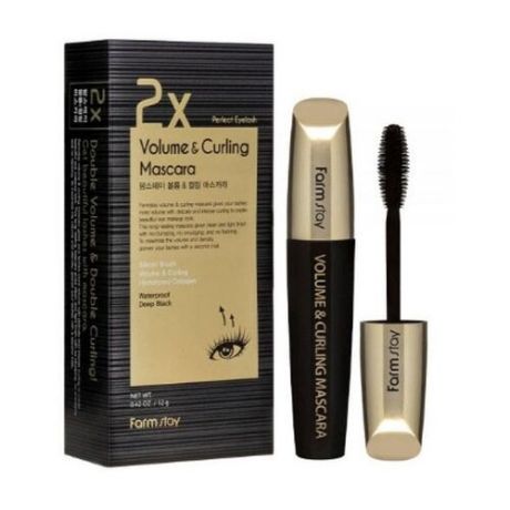 Farmstay Тушь для ресниц 2x Volume & Curling Mascara, черный