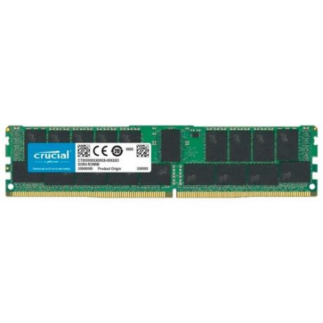 Оперативная память Crucial DDR4 2933 (PC 23400) DIMM 288 pin, 32 ГБ 1 шт. 1.2 В, CT32G4RFD4293