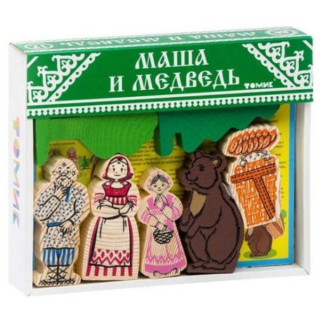 Кубики Томик Маша и медведь 4534-9