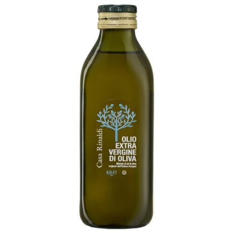 Casa Rinaldi Масло оливковое Extra Virgin, стеклянная бутылка 0.5 л