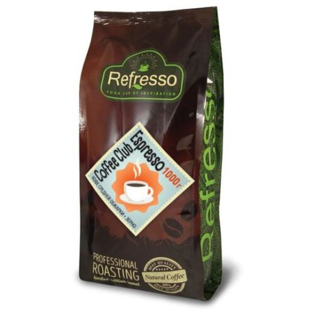 Кофе в зернах Refresso Сoffee Club Espresso, арабика, 1000 г