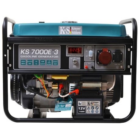 Бензиновый генератор K&S Könner & Söhnen KS 7000E-3 (5000 Вт)