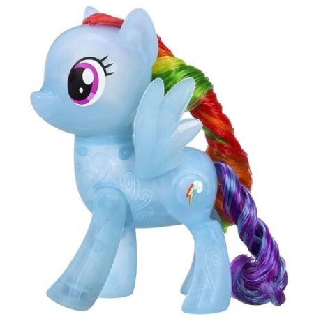 Робот Hasbro My Little Pony Сияющие друзья Радуга Дэш C1819 голубой