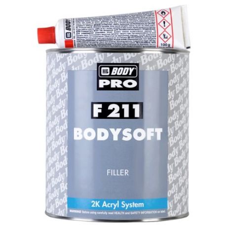 Комплект (шпатлевка, отвердитель) HB BODY PRO F211 Bodysoft 5 кг