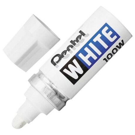 Маркер-краска Pentel White X100W белый