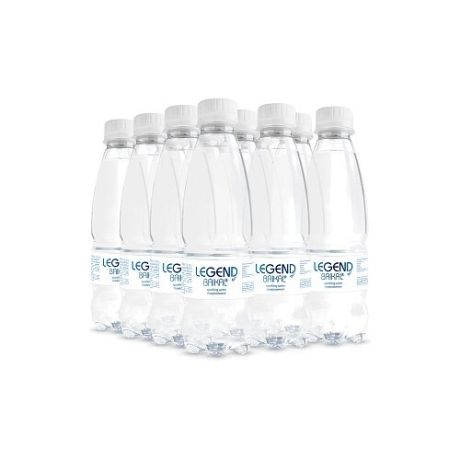 Вода питьевая Legend of Baikal глубинная газированная, пластик, 12 шт. по 0.33 л