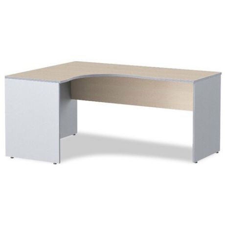 Письменный стол угловой Skyland Imago СА, 160х120 см, угол: слева, цвет: клен/металлик