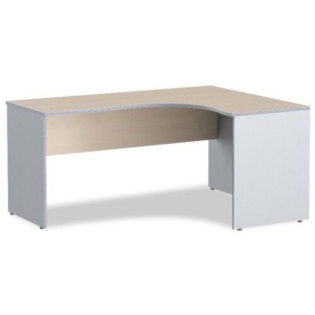 Письменный стол угловой Skyland Imago СА, 160х120 см, угол: справа, цвет: клен/металлик