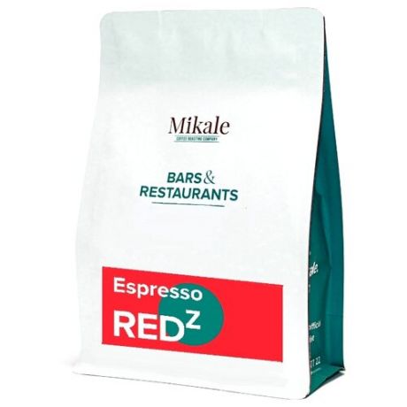 Кофе в зернах Mikale Bars&Restaurants RED Z, арабика/робуста, 250 г