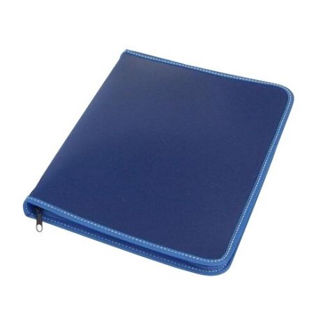 Attache Папка-конверт на молнии с внутренним карманом А4, пластик синий