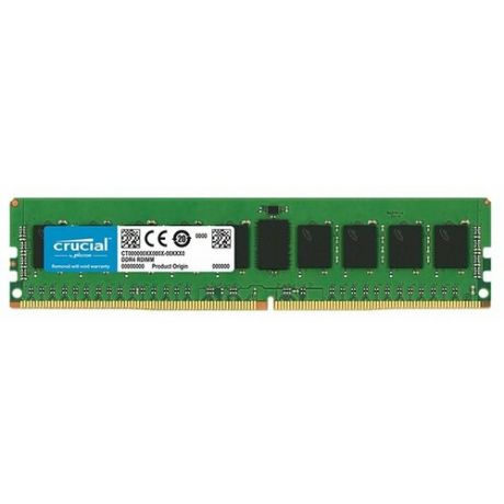 Оперативная память Crucial DDR4 2666 (PC 21300) DIMM 288 pin, 8 ГБ 1 шт. 1.2 В, CL 19, CT8G4RFD8266