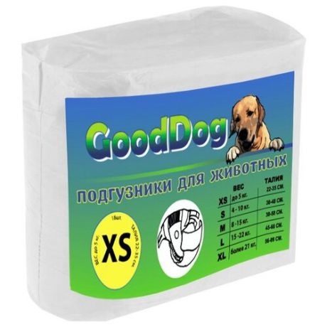 Подгузники для собак Good Dog 7713 размер XS 18 шт.