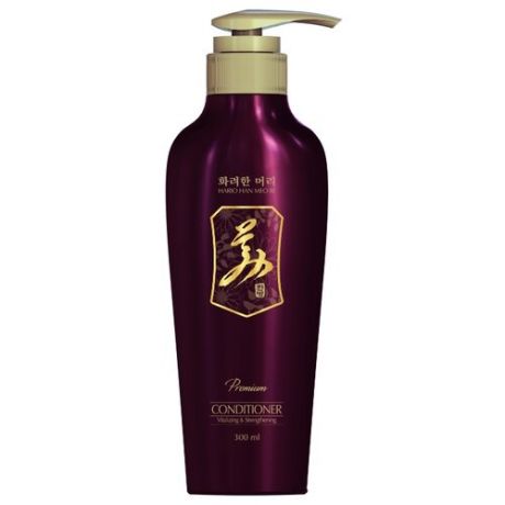 Hario Han Meo Ri кондиционер для волос Premium Vitalizing & Strengthening Укрепление и восстановление, 300 мл