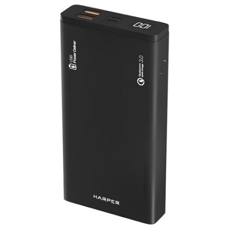 Аккумулятор HARPER PB-10008, 10 000mAh, черный