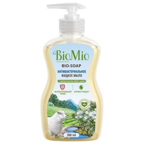 Мыло жидкое BioMio с маслом чайного дерева, 300 мл