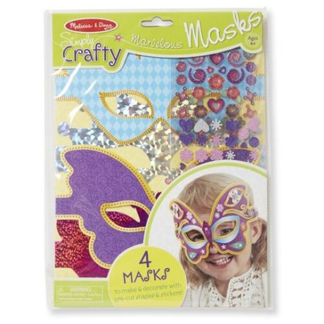 Melissa & Doug Набор для творчества Великолепные маски для девочек (9481)