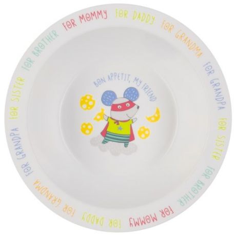 Тарелка Happy Baby глубокая (15016) mouse