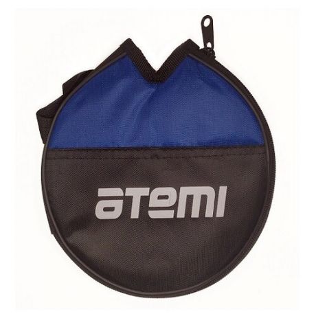 Чехол для ракетки для настольного тенниса ATEMI ATC100 черный/синий
