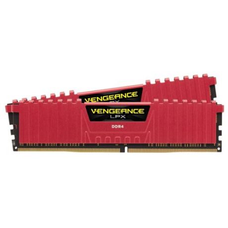 Оперативная память Corsair Vengeance LPX DDR4 2666 (PC 21300) DIMM 288 pin, 16 ГБ 2 шт. 1.2 В, CL 16, CMK32GX4M2A2666C16R