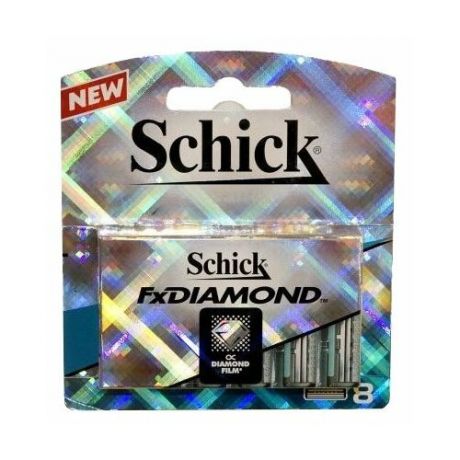 Сменные кассеты Schick Fx Diamond, 8 шт.