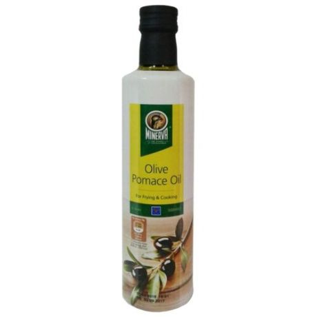 MINERVA Масло оливковое Pomace, стеклянная бутылка 0.5 л