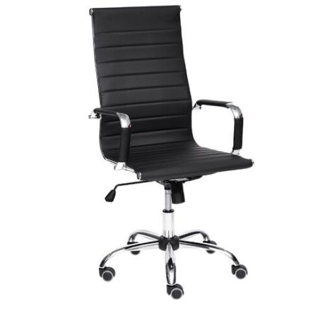 Компьютерное кресло TetChair Urban Low офисное, обивка: искусственная кожа, цвет: черный