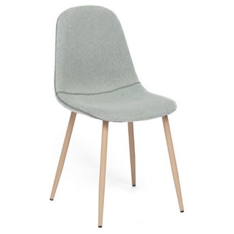 Комплект стульев TetChair Breeze (5192), металл/текстиль, 4 шт., цвет: серый/бук