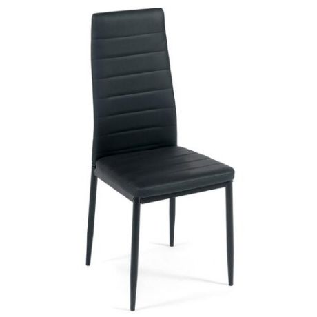 Комплект стульев TetChair Easy Chair (mod. 24), металл/искусственная кожа, 4 шт., цвет: черный
