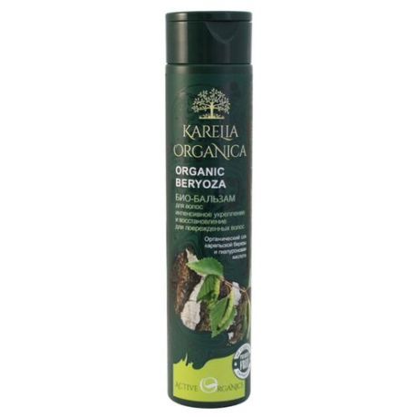 Karelia Organica био-бальзам для волос Organic Beryoza интенсивное укрепление и восстановление, 310 мл
